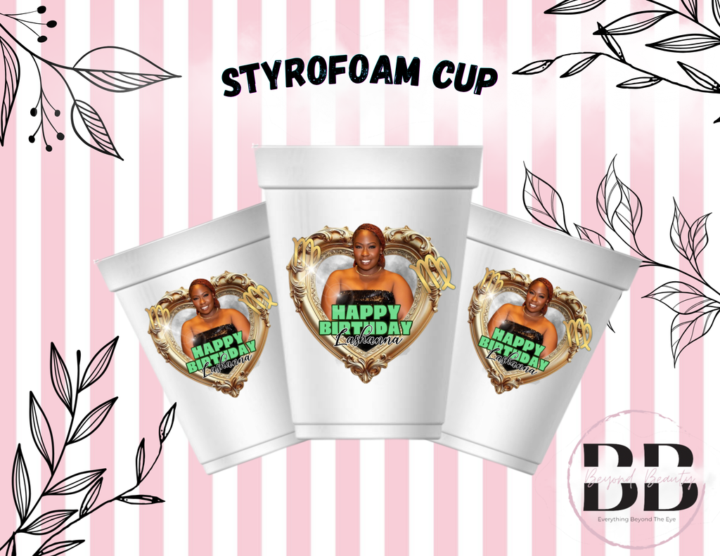 Gold Frame Cup Design